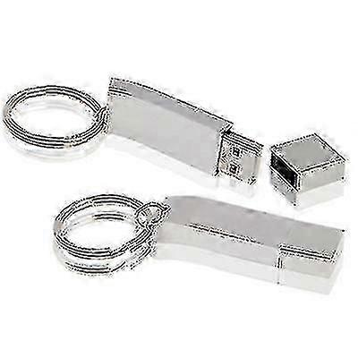 2025 metallic on key ring style usb 2.0 flash disk (4gb)