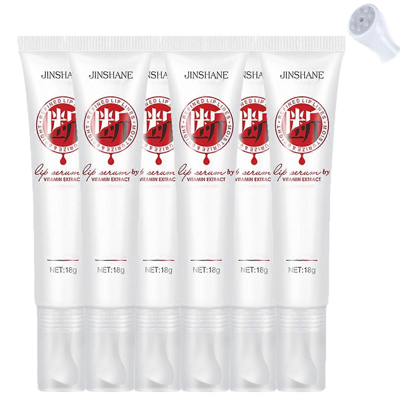 Lip Serum for Dark Lips with Deep Hydration and Overnight  Moisturizing Lip Balm Set 6pcs