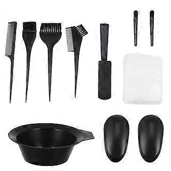 Hair Dyeing Kit Hair Coloring Tool Set for 33Pcs Home Salon Application