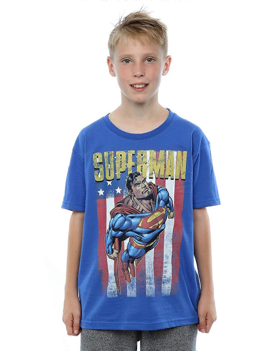 DC 코믹스 보이즈 슈퍼맨 플라이트 티셔츠