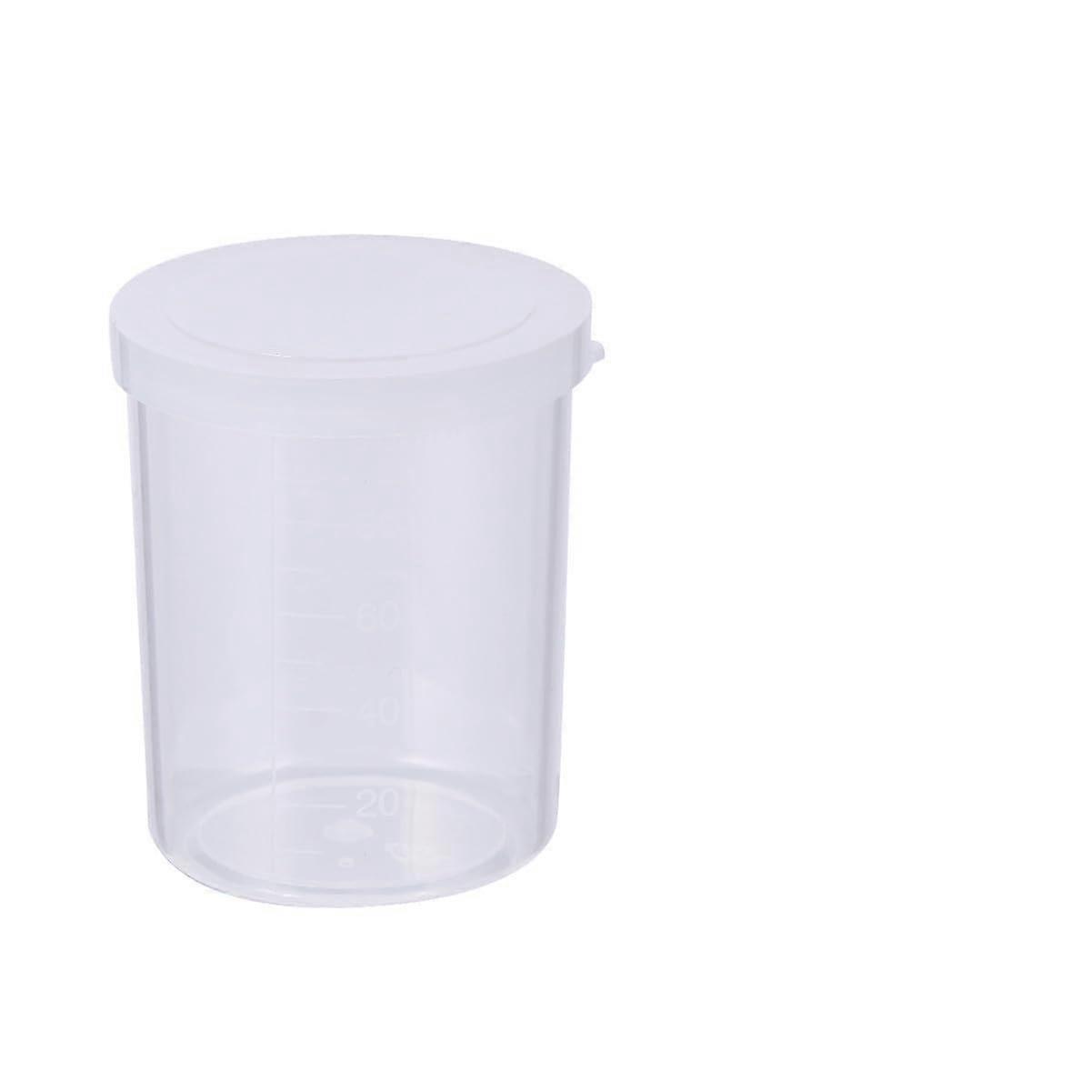 Plastic Measuring Cups Set 30pcs with Lids, PP Graduated Jigger for Accurate Kitchen and Lab Use