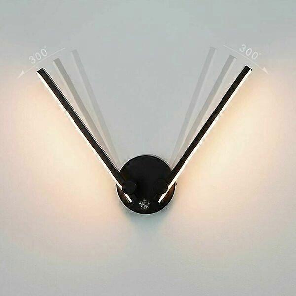 Bathroom Wall Light with Switch 12W 2 Bulbs Bathroom LED Mirror Front Light