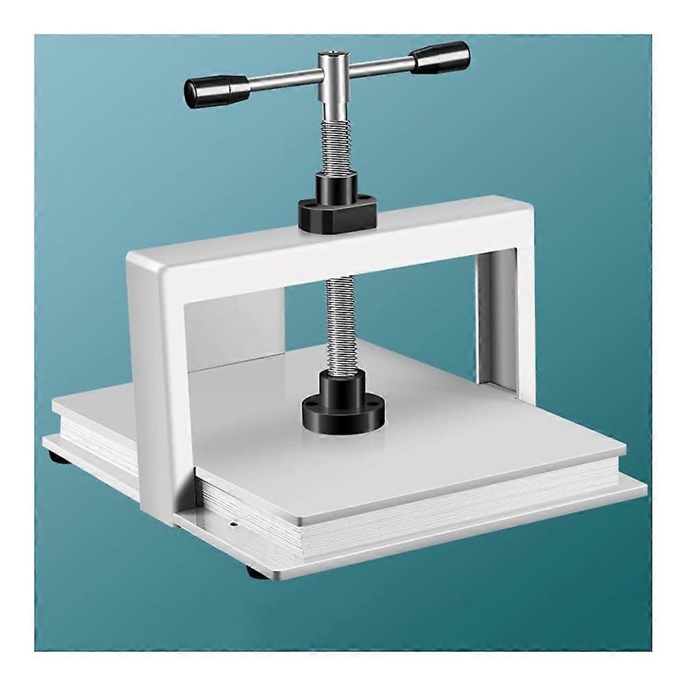 Manual Bookbinding Press Machine for A4 A3 Papers, 1500kg Pressure Stainless Steel Document Press