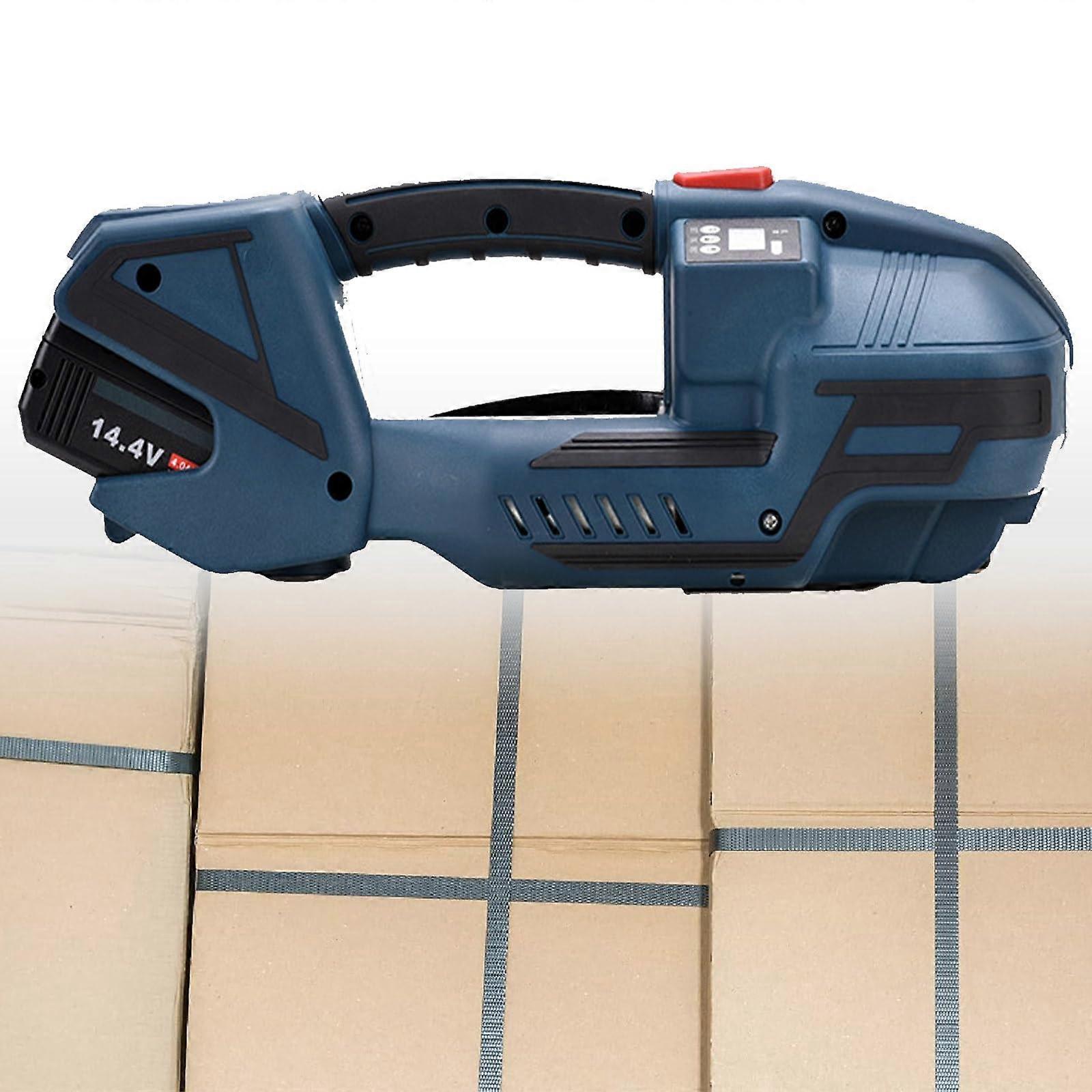 Electric Strapping Machine with ThreeinOne Operation, Automatic Welding, Battery Powered for PET Straps