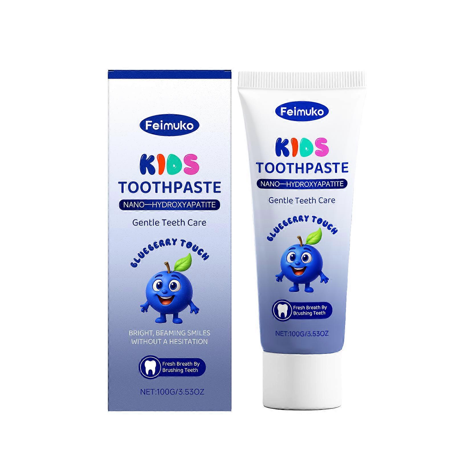 Children's Toothpaste Is Carefully Formulated With Menthol And Bilberry Extract