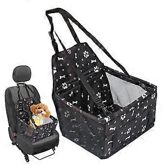 Foldable Waterproof Dog Car Seat with Breathable Mesh for Secure Pet Travel and Outdoor Trips