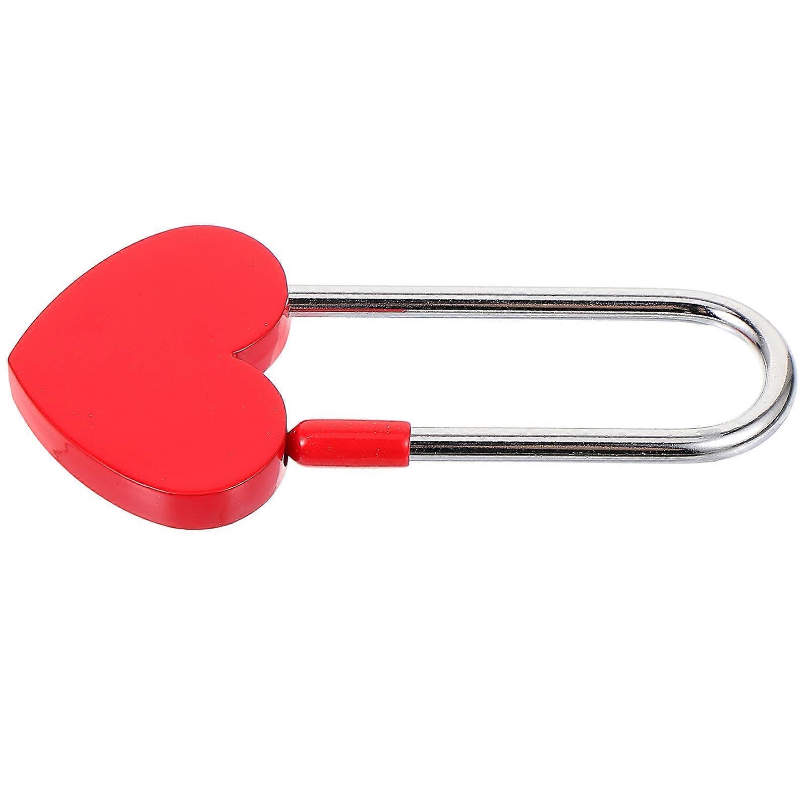 Heart Shaped Padlock Small Metal Padlock for Locking Use