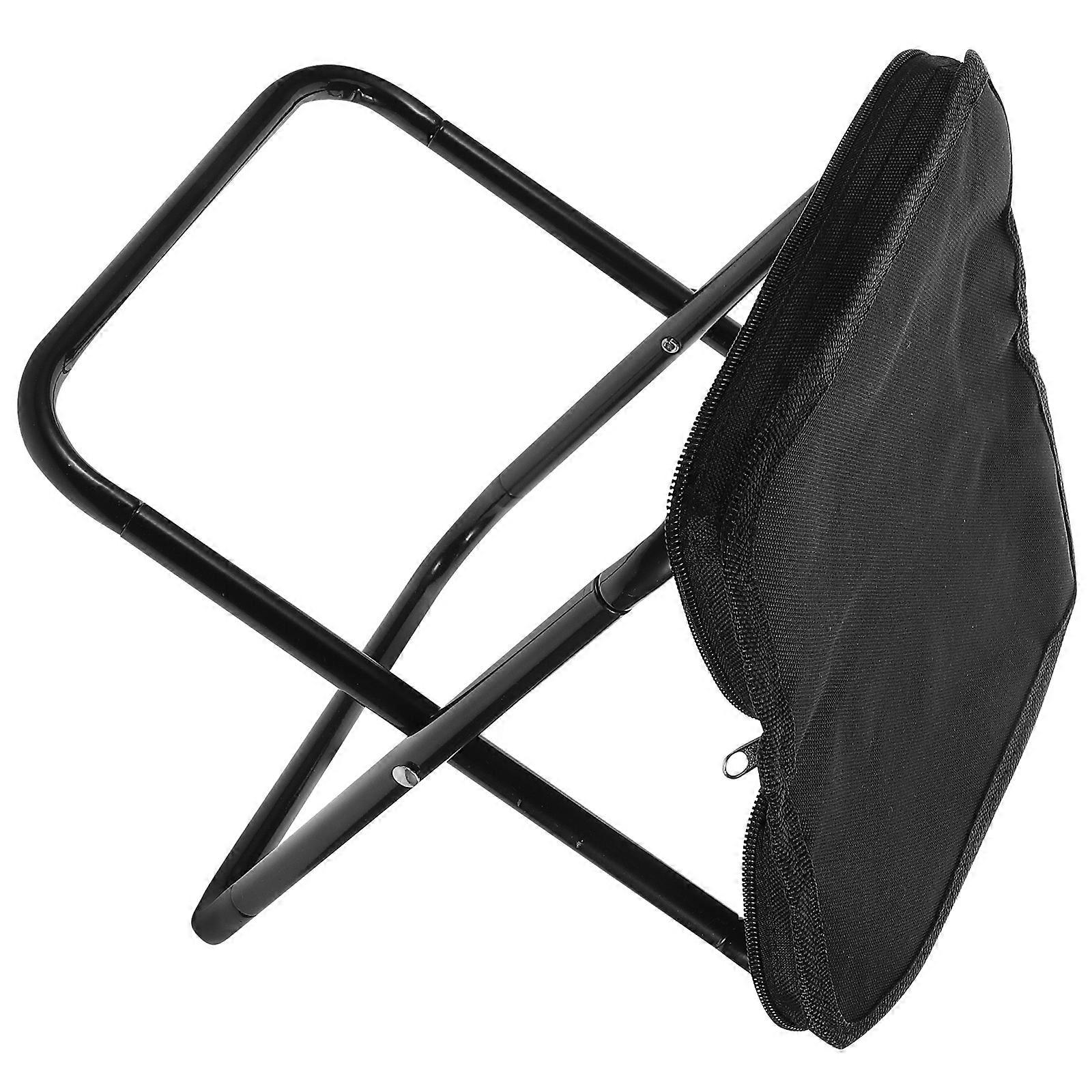 Outdoor Folding Stool Compact Lightweight Foldable Chair for Camping 2Pcs