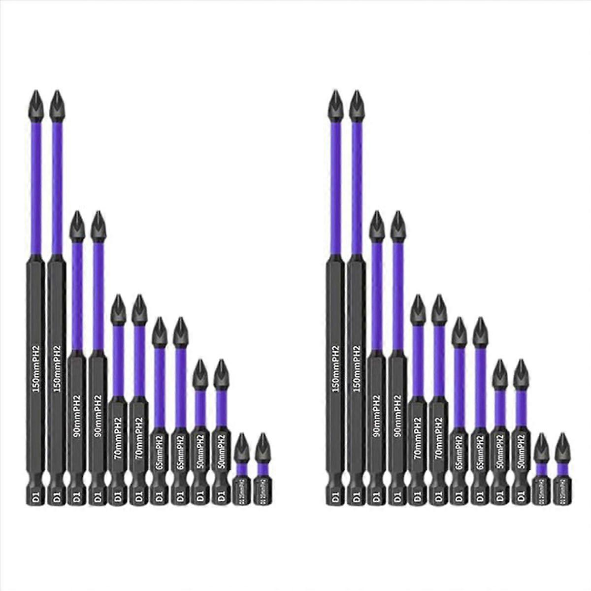 D1 Anti-Slip & Shock-Proof Bits with Screwdriver Bits (2Set)