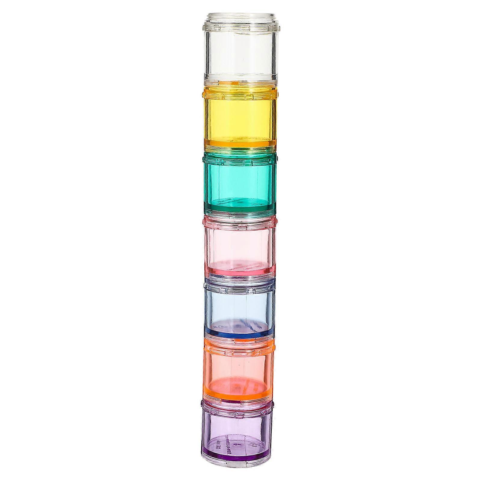 Stackable Organizer Weekly Pills Box for Home Multi-Grid Medicine Case
