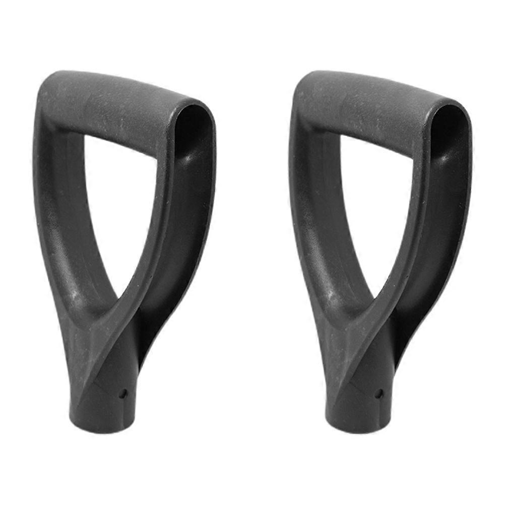 Black Plastic Grip Handles for Holding 6Pcs Digging Tools