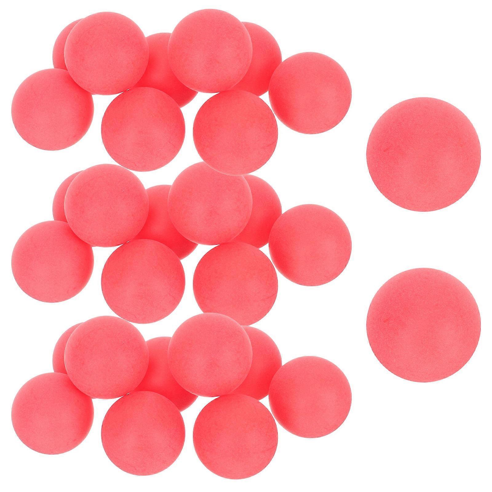 Red Table Tennis Balls for Playing Use 100Pcs Plastic Ball Props