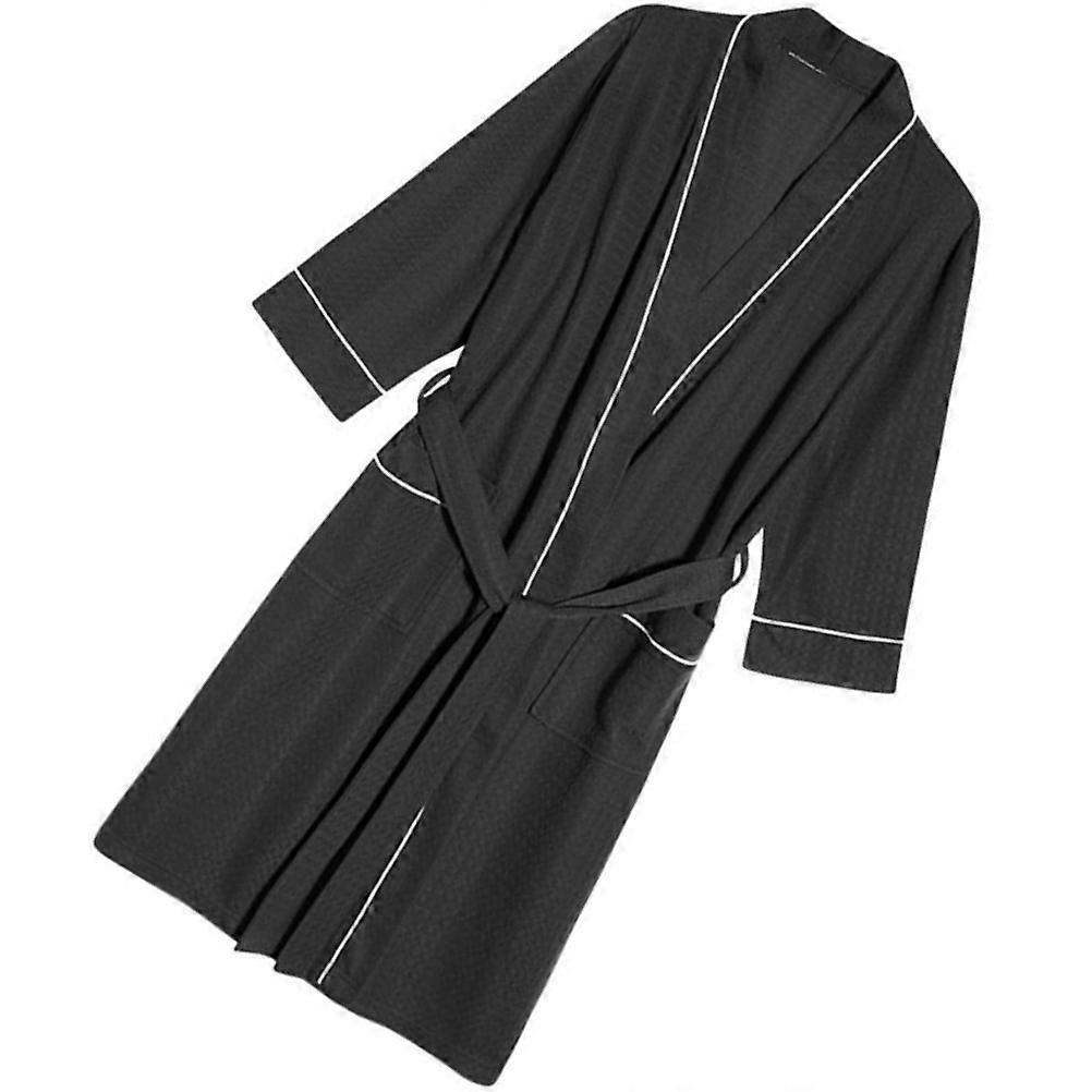 Bathrobe for Women Client Gown with Waist Strap 3Pcs Set