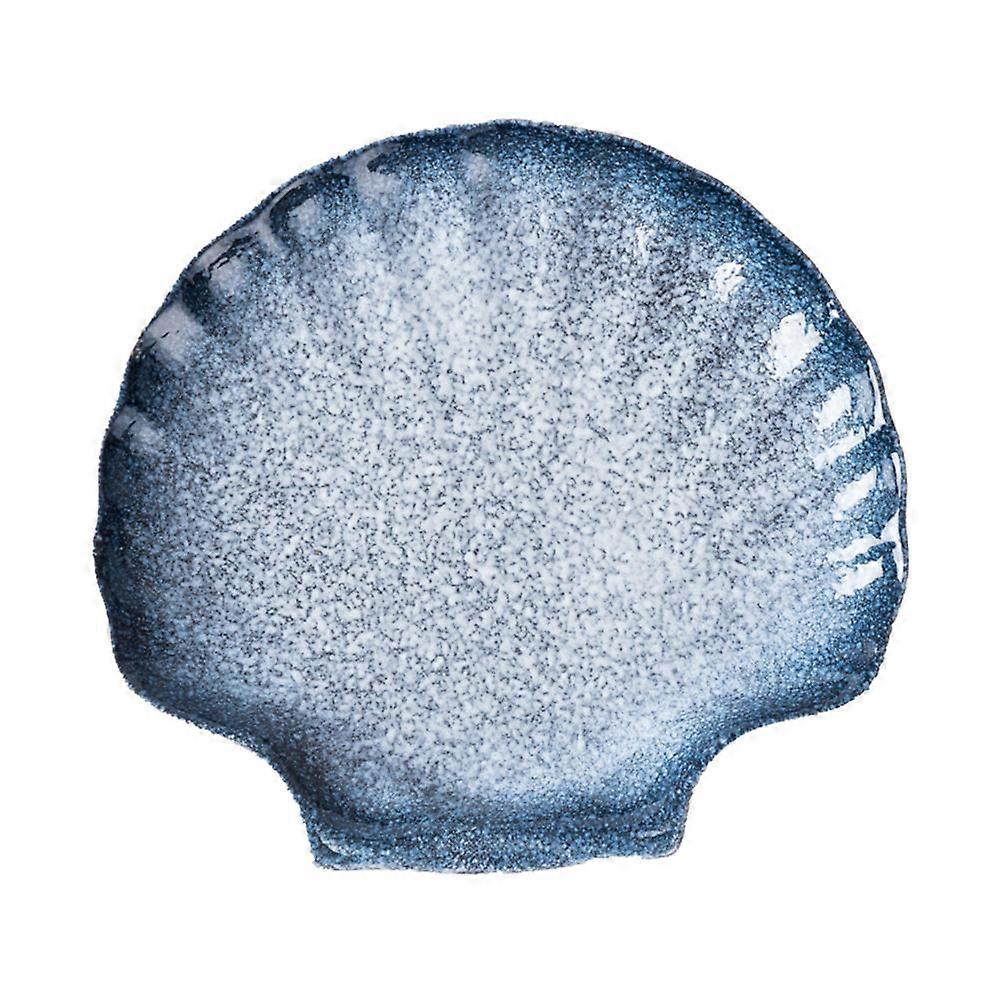 Shell Shape Ceramic Plate for Household Dining 1Pcs Creative Design