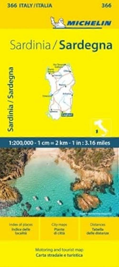 Sardynia - Michelin Mapa lokalna 366
