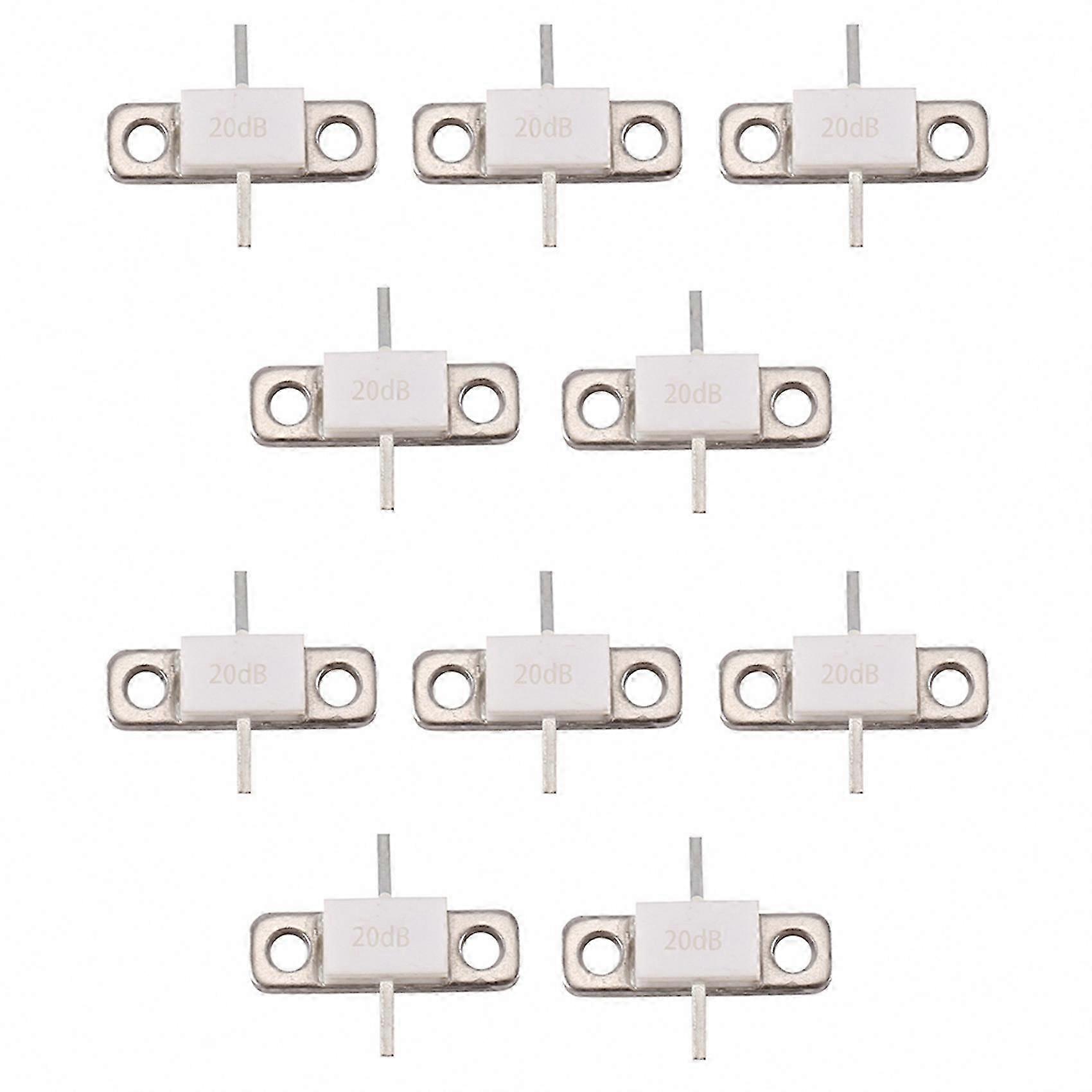 100W RF Attenuator 20dB Flanged Coaxial Power Resistor