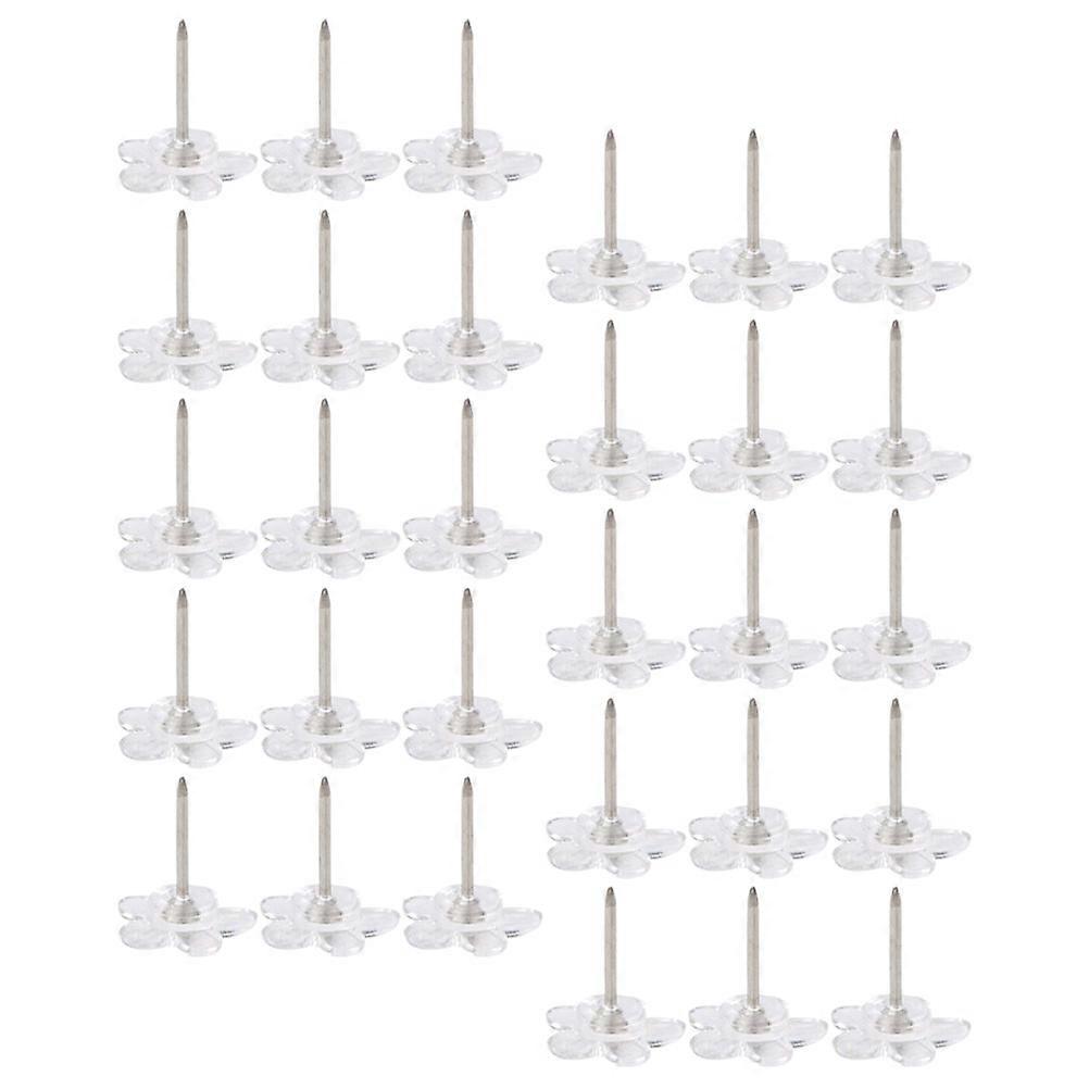 Flower Shaped Thumb Tacks Multi-Function Push Pin for Daily Use 500Pcs