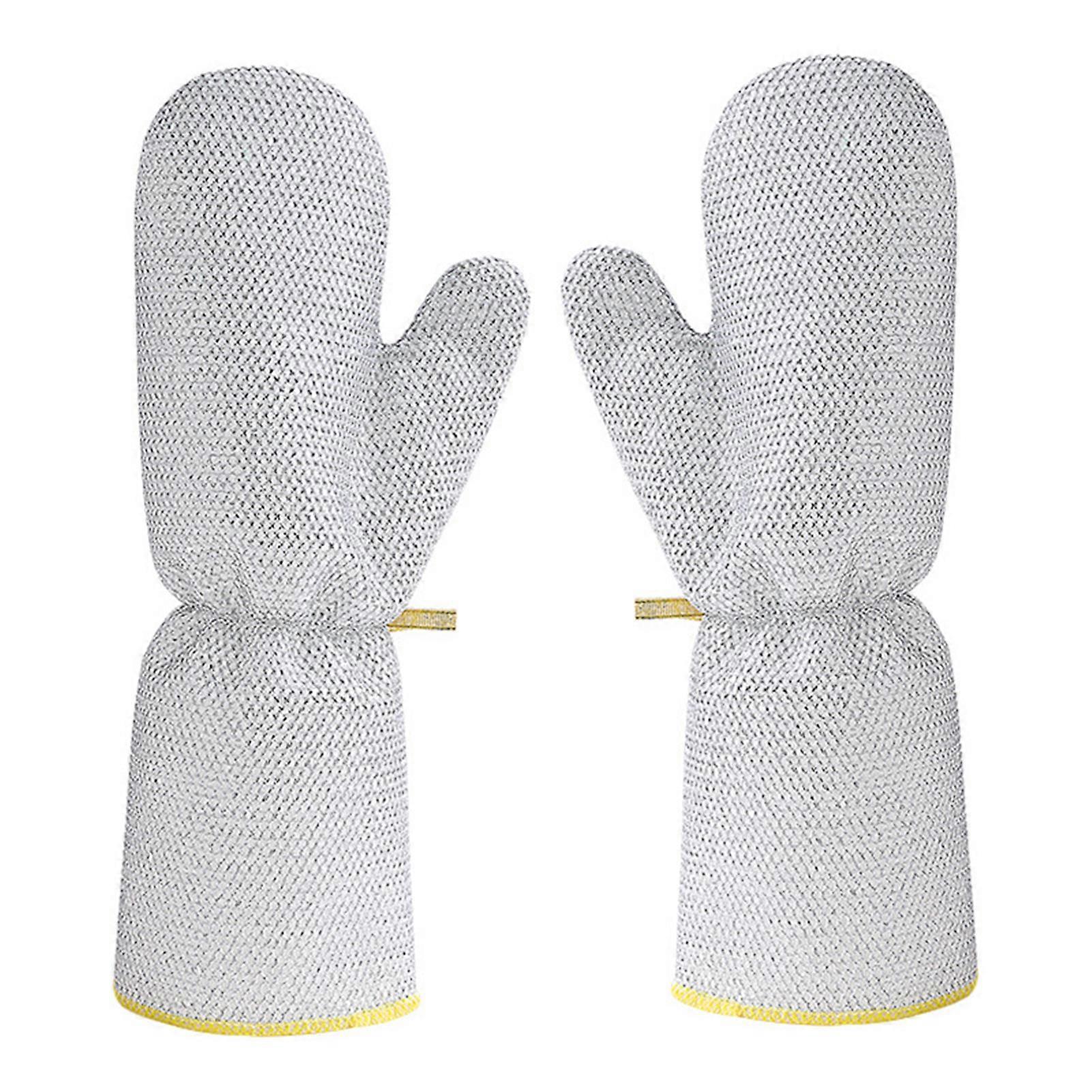 Pot-friendly Cleaning Gloves with Multifunctional Cleaning Tools Design