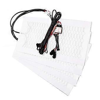 12V Universele 5 Niveau Ronde Schakelaar 12V Koolstofvezel Auto Verwarmde Verwarming Heater Pads Winter Covers