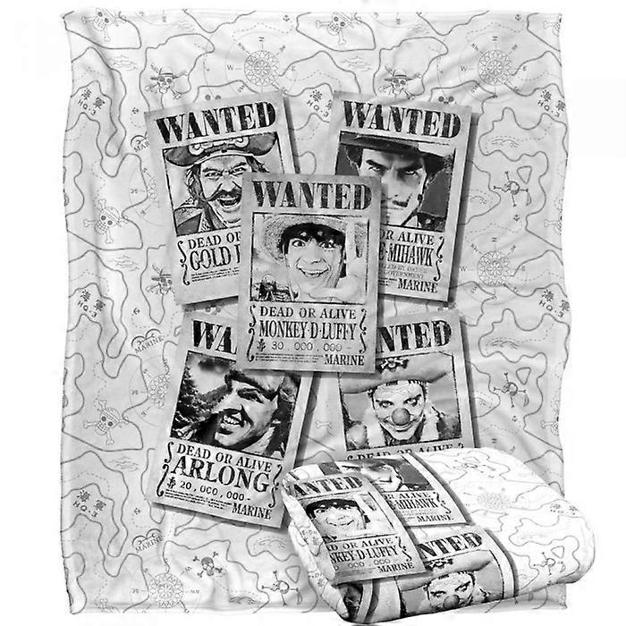 One Piece Soft Wanted Poster Blanket