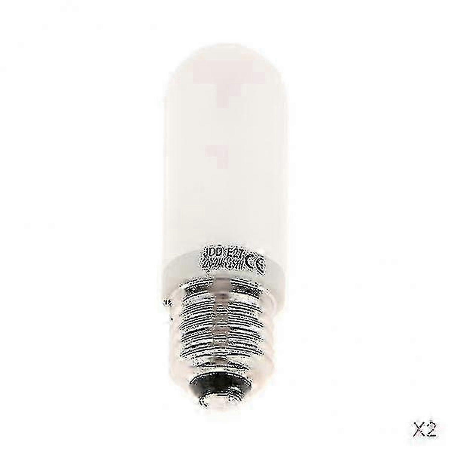 2er-Pack E27 Halogen Einstelllampe 250W Milchglas Rohr