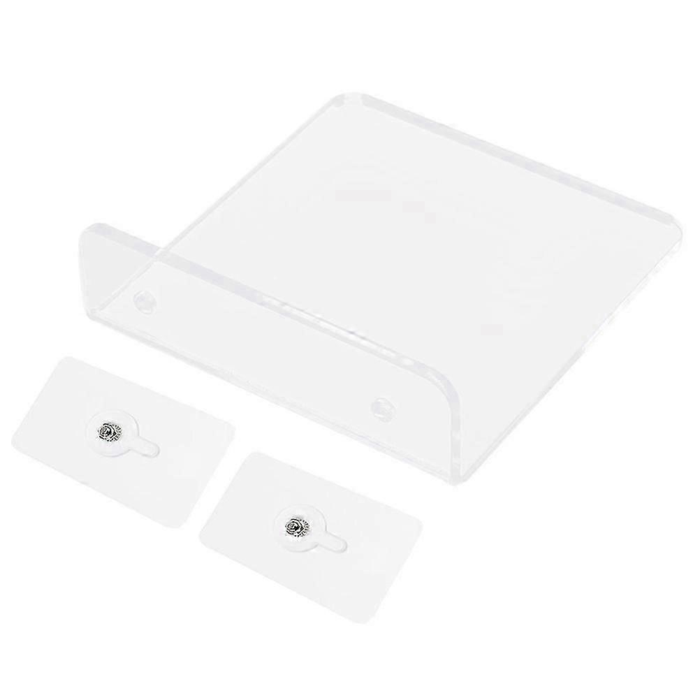 Floating Acrylic Shelf Storage Rack Wall-Mounted for Storage