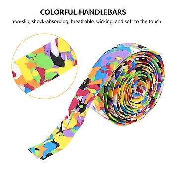 Camouflage Bike Bar Tape Handlebar Wrap for Anti-Skid Use 2Sets