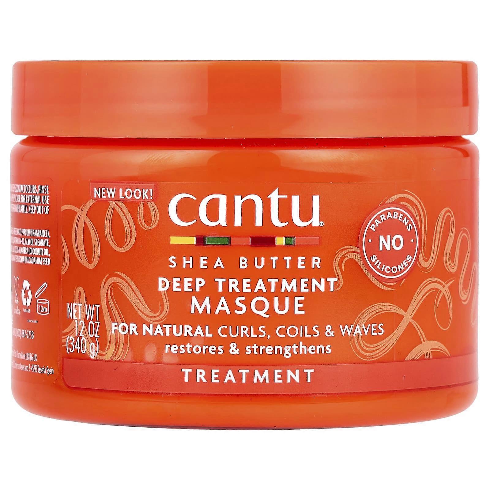 Cantu, Shea Butter Deep Treatment Masque, 12 oz (340 g), 3-Pack