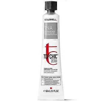 Goldwell TopChic Zero Ammonia Free Permanent Hair Dye 7NA Mid Natural Ash Blonde 60 ml