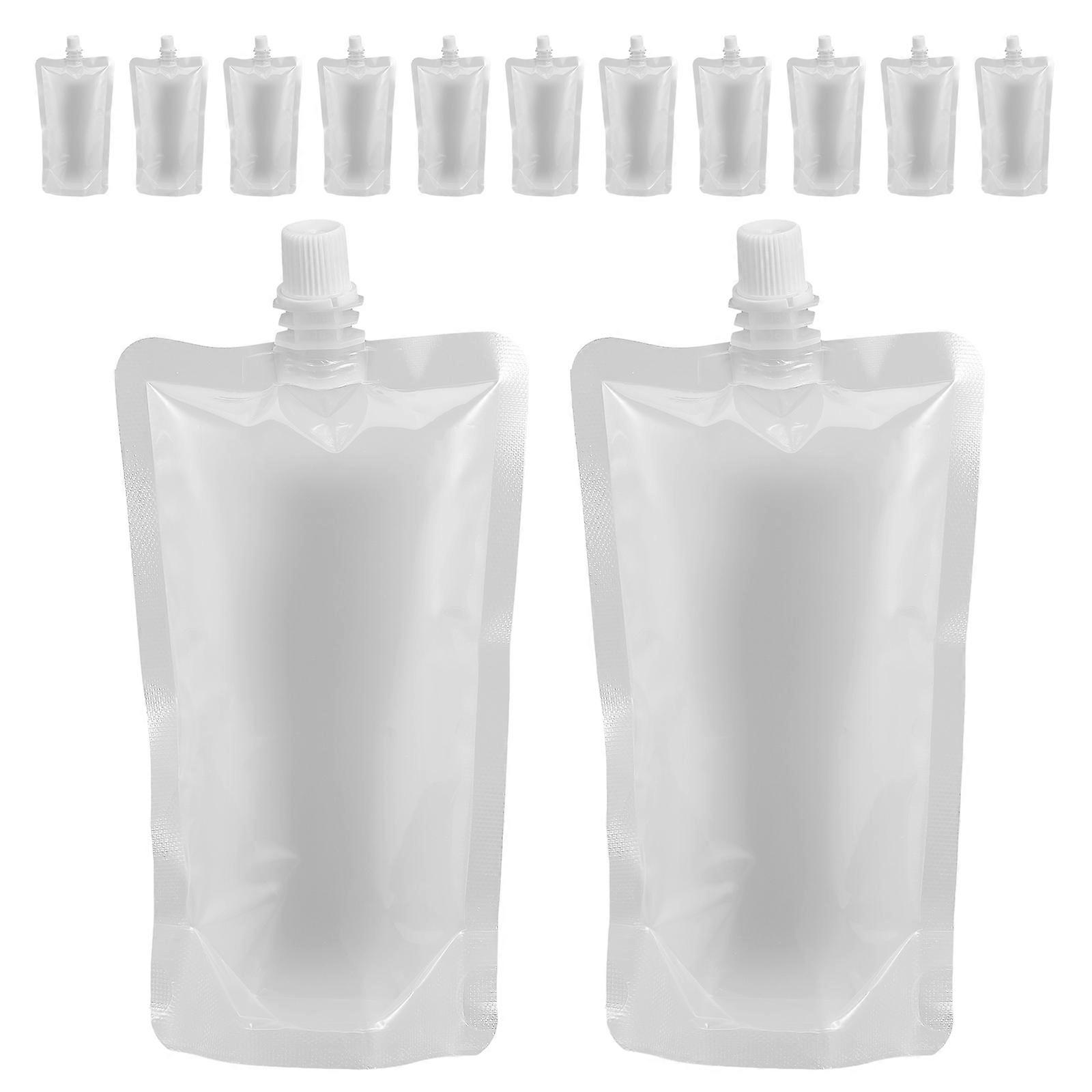 Drinks Flasks Plastic Reusable 250ML For Camping 30Set
