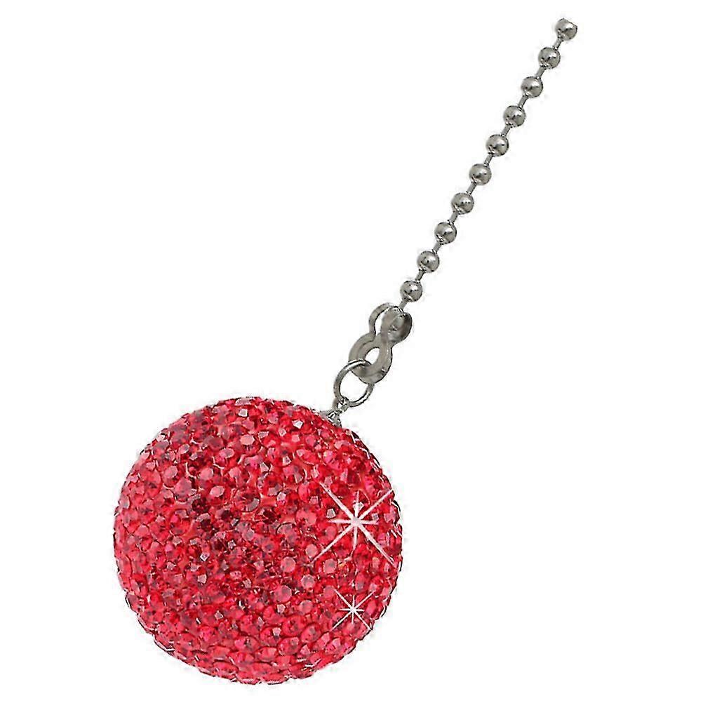 Ceiling Fan Pull Chain Beaded Ball Chain for Ceiling Fan 1Set Red