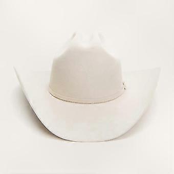 Chapéu de caubói de feltro de lã curvado em cores sólidas para estilo western.