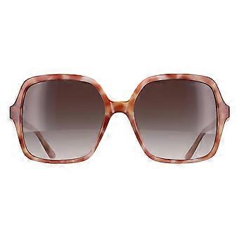 Guess Sunglasses GU00190 47F Light Brown Havana Brown Gradient