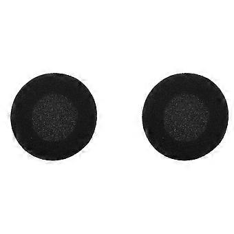 Zachte schuimrubberen oorkussens voor koptelefoons, 50 mm, zwart, 2 stuks