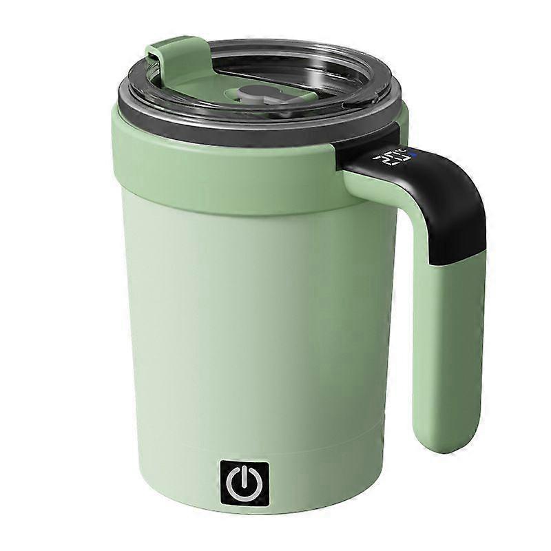 Intelligent Temperature Measuring Magnetic Automatic Stirring Cup Split Base Coffee Milkshake Powder Shaker Cup