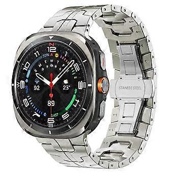 For Samsung Galaxy Watch 8 / 8 Classic Titanium Alloy Strap with Butterfly Clasp Titanium