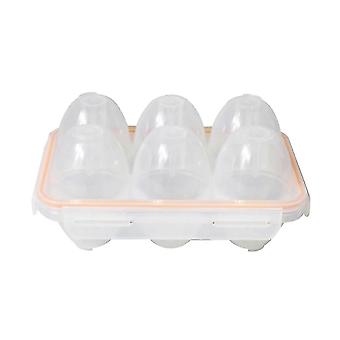 For Portable Camping Shockproof And Leakproof 6 Eggs Carrier Container Case Eggs Carrier Holder Egg 26-27