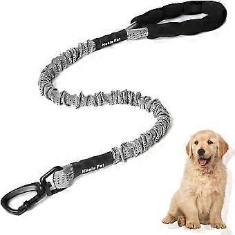 Elastische Hundeleine, Nylon-Hundeleine, große Hunde-Anti-Zug-Seilleine, elastische Haustierleine, mit gepolstertem Griff, für große und kleine Hunde
