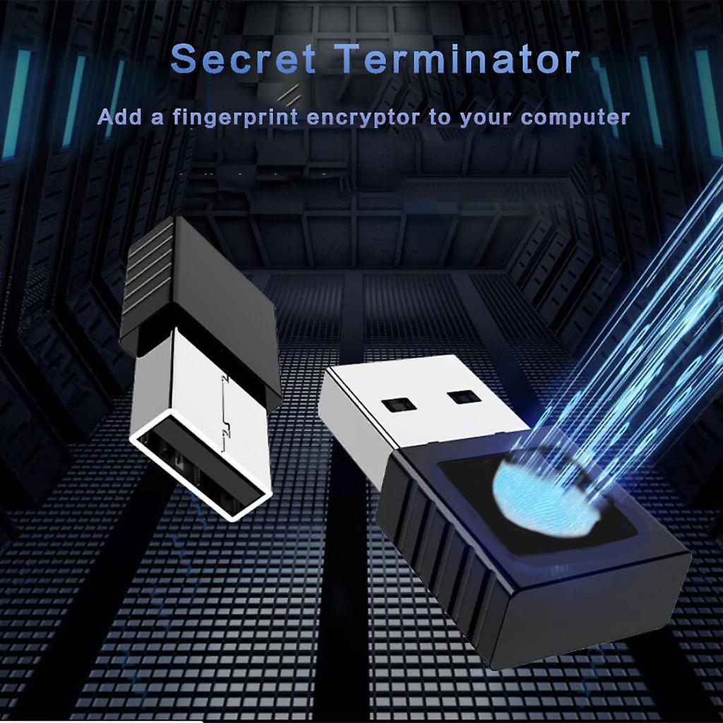 USB قارئ بصمات الأصابع مفتاح الأمان لنظام التشغيل Windows 10 دونجل تشفير الملفات