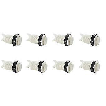 8Pcs Push Button 28mm Nut compatible with American Arcade Game Machine Joystick Zero Delay Controller Parts Machine Diy D