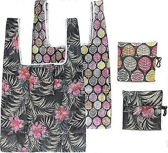 Foldable Shopping Bag, 2 Pack