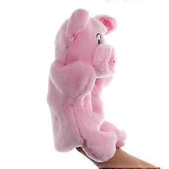 Plush Piggy Hand Puppet Cartoon Pig Hand Puppets for Kids Use