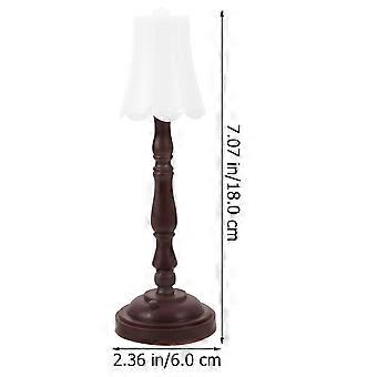 Miniature Table Lamp Model Vintage for Decor with Assorted Color Plastic