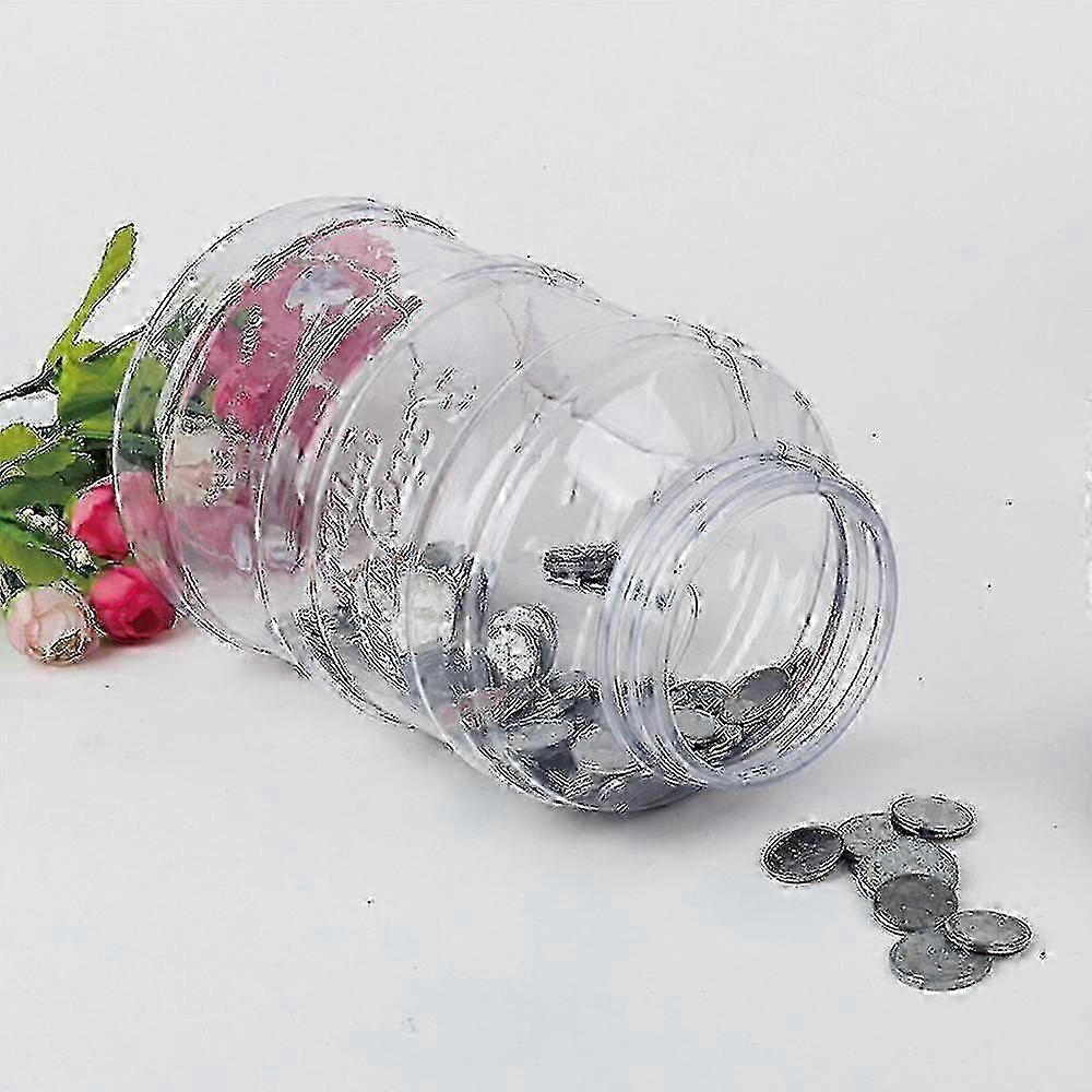 Coin Money Box Automatic Counter with LCD Display Large