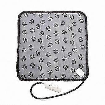 45cm x 45cm Adjustable Heated Mat for Pets, Waterproof Durable Electric Pet Warmer Pad with Chew-Resistant Cord, Large Size
