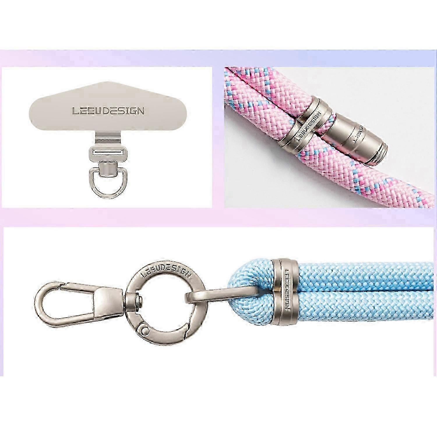 25cm Polyester Wrist Strap With Steel Tether