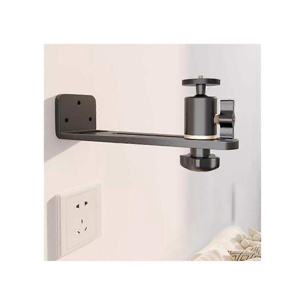 Stable SpaceSaving Projector Wall Mount Bracket for 1/4 Screw Home and Bedside Use