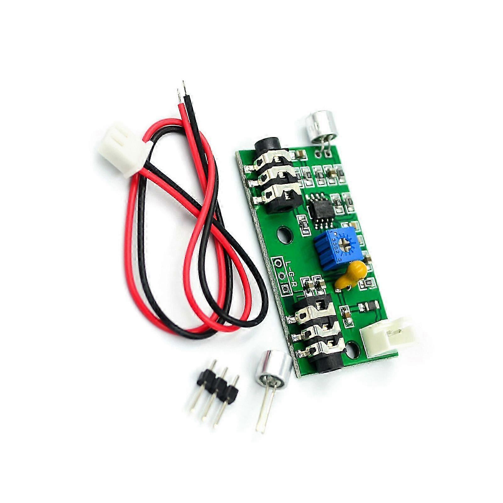 Capacitive Mic Amp With Dual Outputs