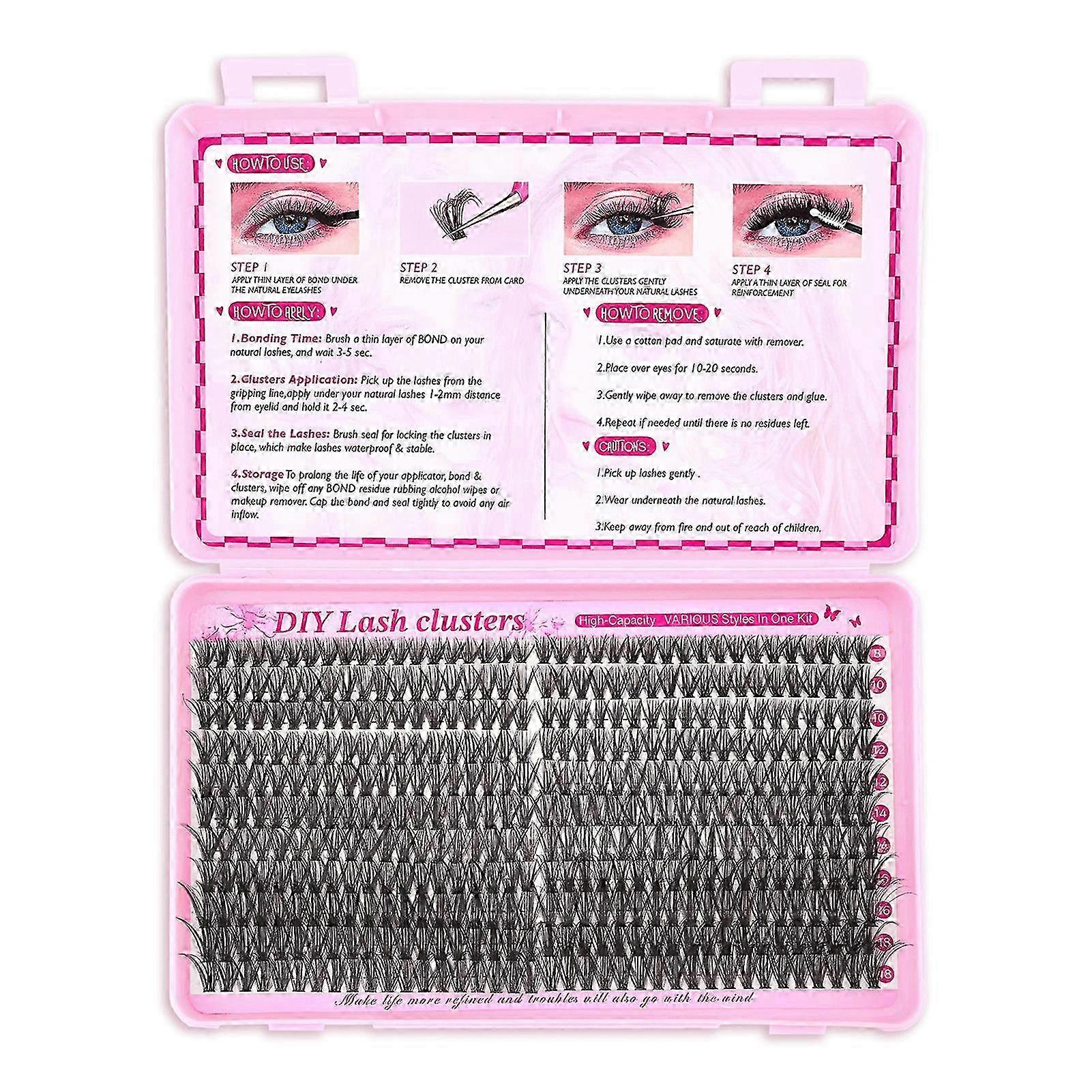 D Curl 8-18mm Eyelash Clusters