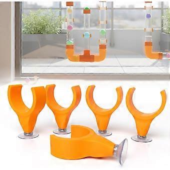 Conjunto de 5 ventosas para janelas Air Toobz com fixação segura e resistente em janelas, portas de vidro e azulejos lisos.